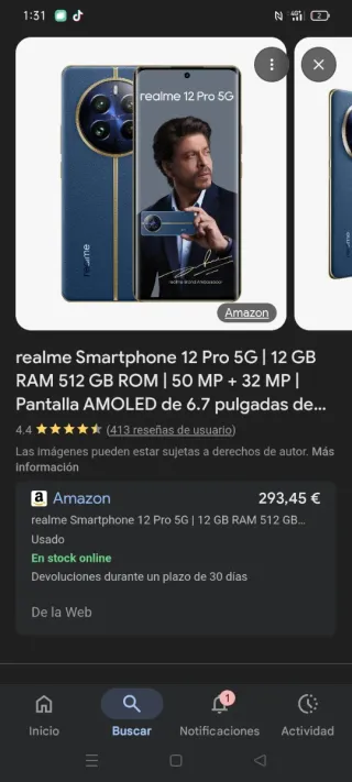 Realme 12 Pro 5G 12GB RAM 512GB Azul/Dorado