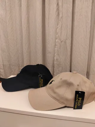 2 Gorras Polo Ralph Lauren Beige/azul