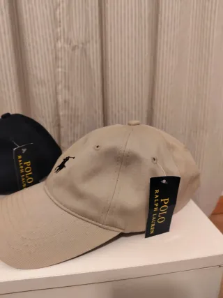 2 Gorras Polo Ralph Lauren Beige/azul