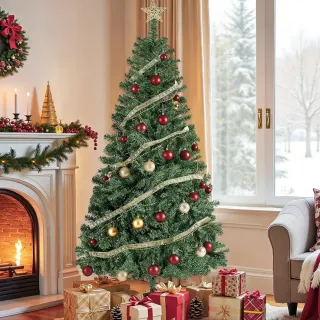 Albero di Natale 180 cm Supporto in metallo