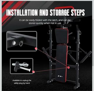 Banco Musculación Multifuncional Inclinable