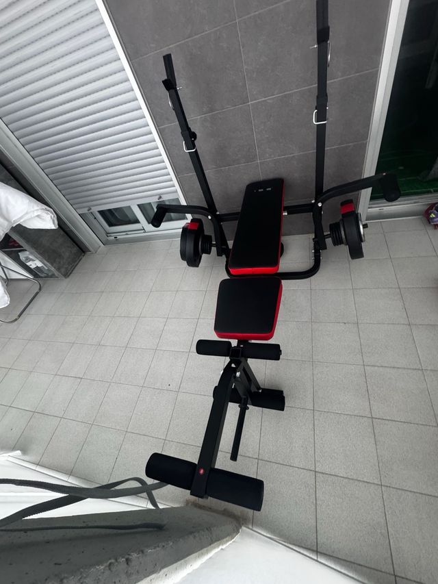 Banco Musculación Multifuncional Inclinable