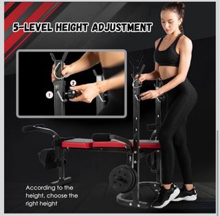 Banco Musculación Multifuncional Inclinable