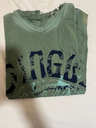 Camiseta Vintage Verde
