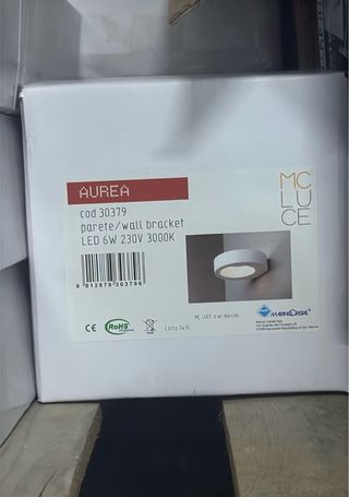 2 Applique Aurea bianca