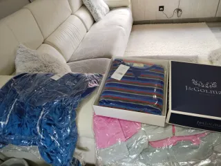 Pijama Javier Golmar Gris y Azul modelos a 20 €