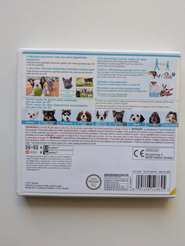 Nintendogs + Cats Bulldog Francés 3DS