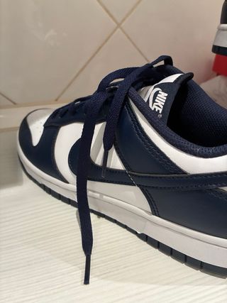 Nike Dunk Low Retro Azul y Blanco