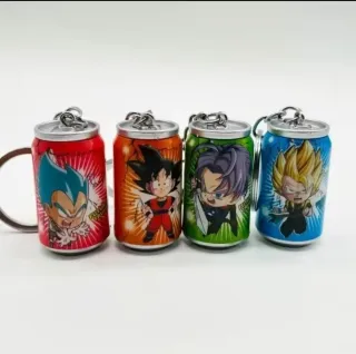 Llaveros dragón ball Lata Bebida pack