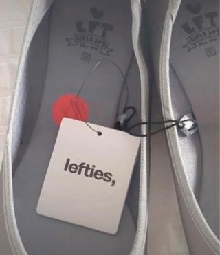 Bailarinas Lefties Gris Talla 37