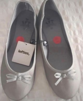 Bailarinas Lefties Gris Talla 37
