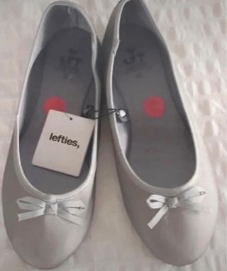 Bailarinas Lefties Gris Talla 37