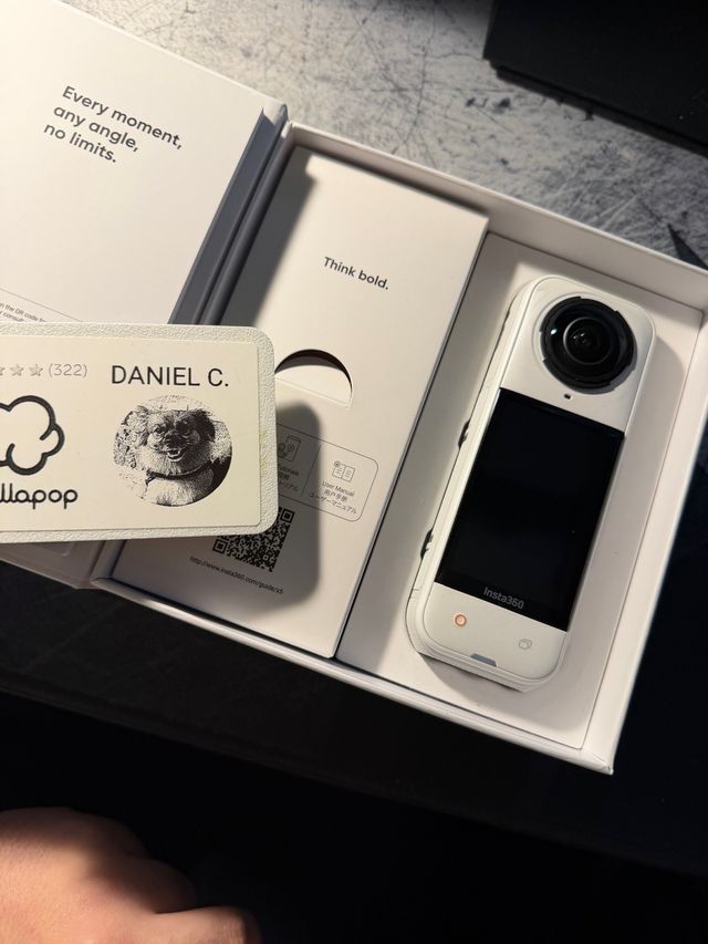 Insta360 X5 Edizione Limitata Bianca, non attivata