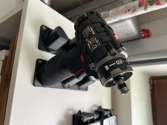 Soporte Pared Para Herramientas Parkside 12v