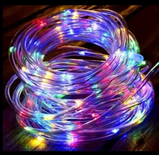 2 Ghirlande Solari LED 300 Luci per Natale