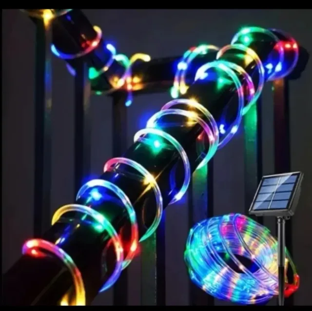 2 Ghirlande Solari LED 300 Luci per Natale