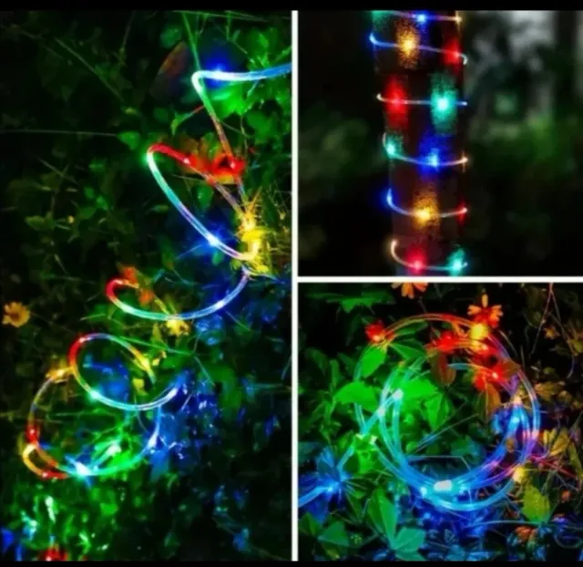 2 Ghirlande Solari LED 300 Luci per Natale