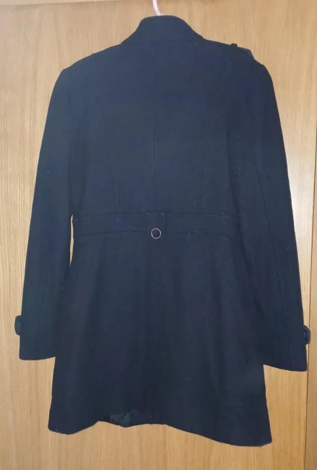 Chaqueta larga negra