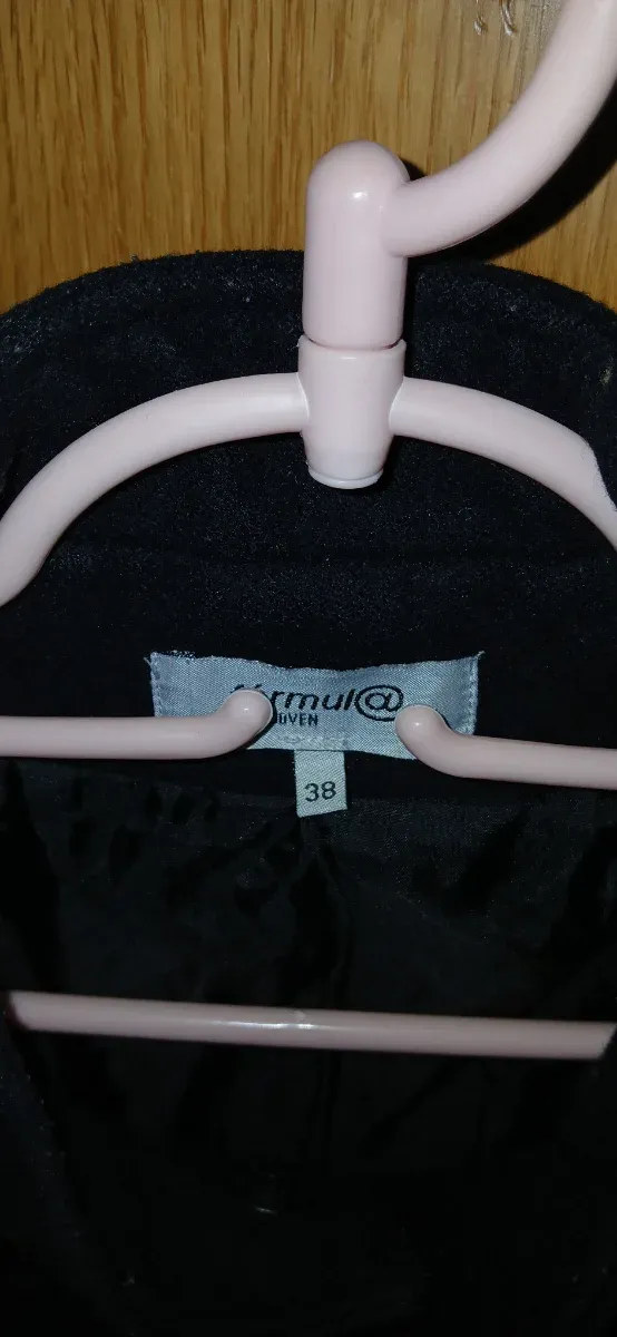 Chaqueta larga negra