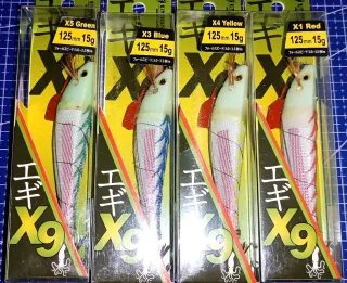 4 Jibioneras para pesca con cebo y bolla