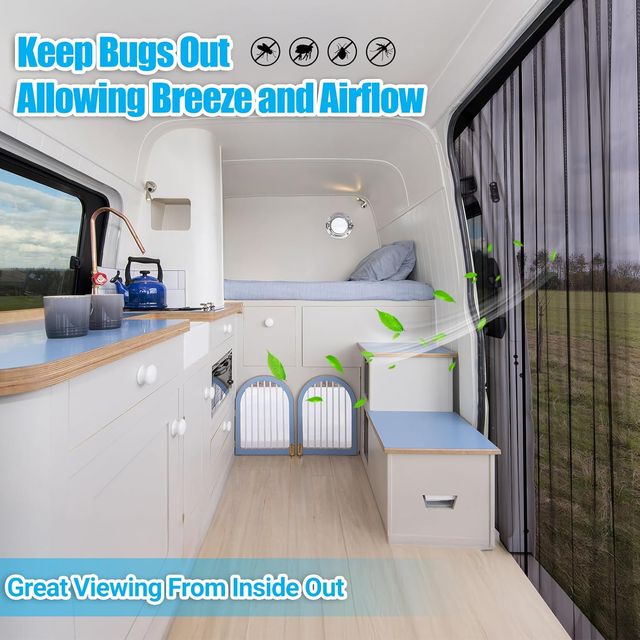 Mosquitera Furgoneta Camper Magnética