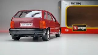 Fiat Tipo coche escala 1:24 Bburago made in Italy