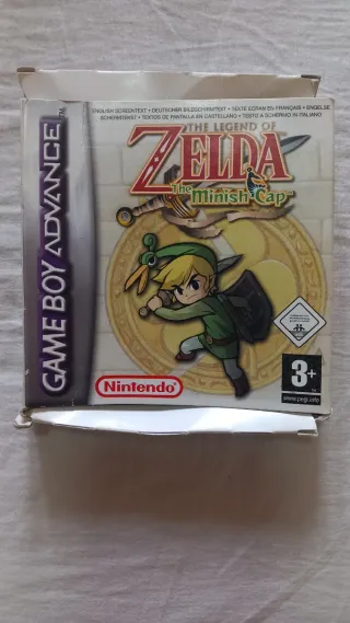 La Leggenda di Zelda: The Minish Cap GBA con scatola