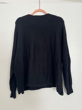 Jersey Hollister Negro Blanco Talla XS