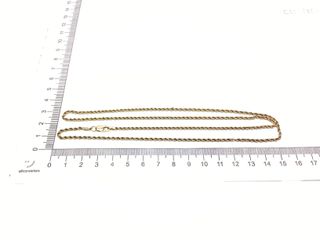 cadena oro 18k 31cm