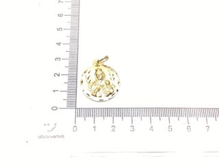 medalla oro 18k