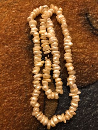 Collar Perlas Cultivadas Agua Dulce Beige/Rosa