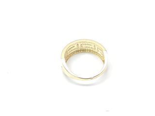 anillo oro 18k con piedra con circonita