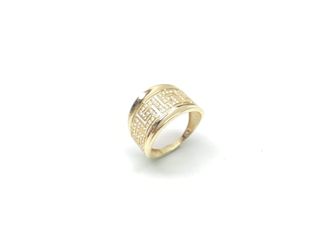 anillo oro 18k con piedra con circonita