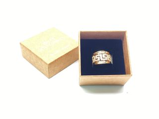 anillo oro 18k con piedra con circonita