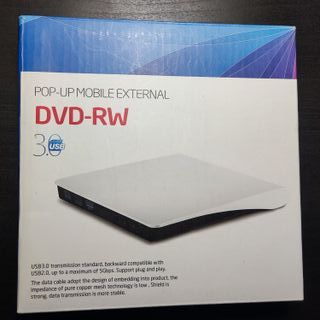 Grabador/reproductor externo de CD/DVD W/RW