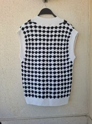 Chaleco de punto Mango