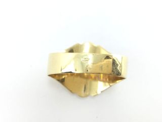 sello oro 18k con piedra con circonita