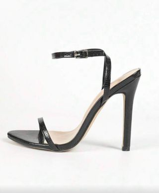 Sandalias tacón stiletto negras