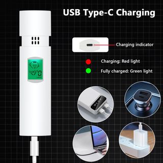 Detector Mal Aliento/Alcoholímetro Recargable