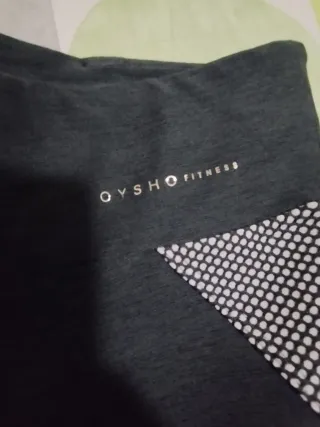 Leggings marroness con detalles de malla