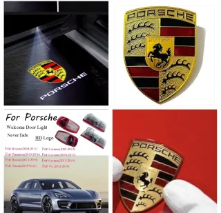 Luz Logo ESCUDO Porsche Capó/Puerta FUENGIROLA