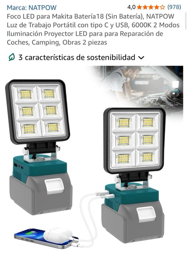 Focos LED de Trabajo NATPOW