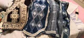 Conjunto pantalón y blusa rosa