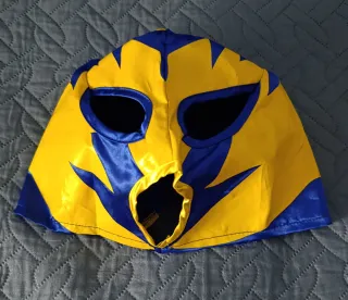 Máscara Luchador Azul y Amarillo