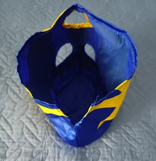 Máscara Luchador Azul y Amarillo