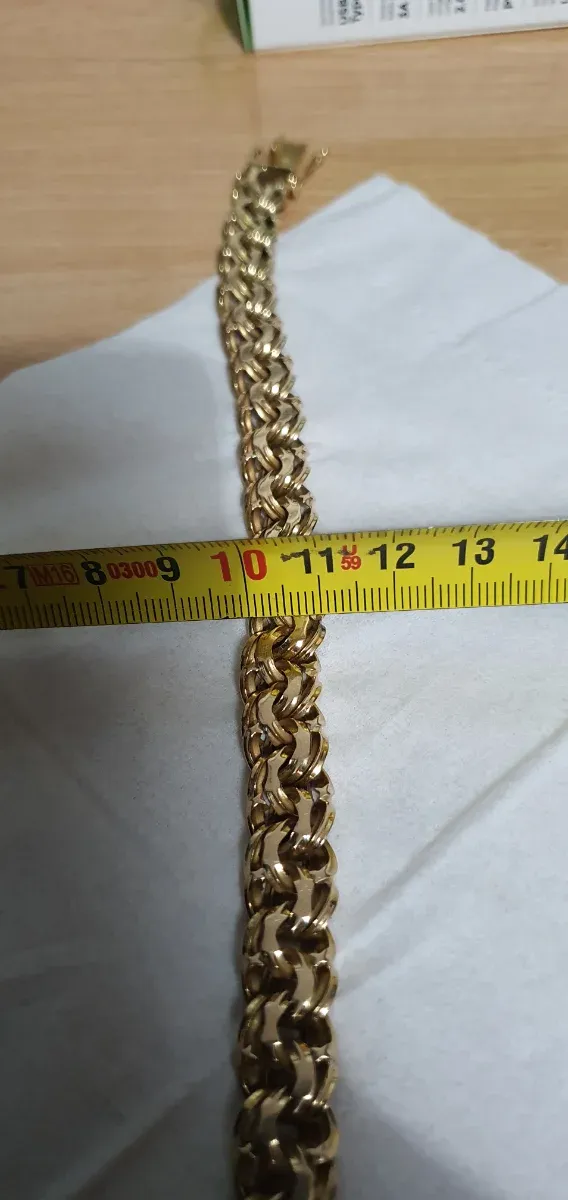 Pulsera Oro Macizo 18k