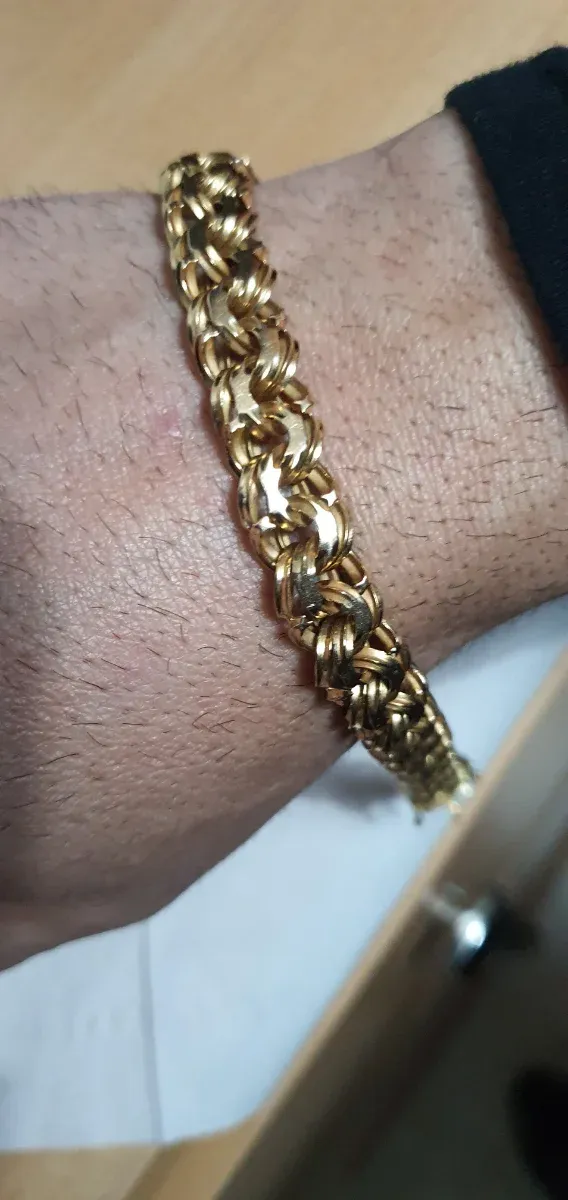 Pulsera Oro Macizo 18k