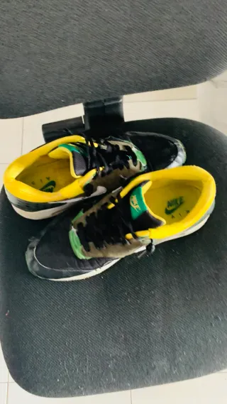 Zapatillas Nike Air Hombre Negro/Verde