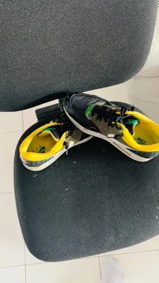 Zapatillas Nike Air Hombre Negro/Verde