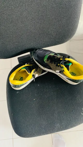 Zapatillas Nike Air Hombre Negro/Verde